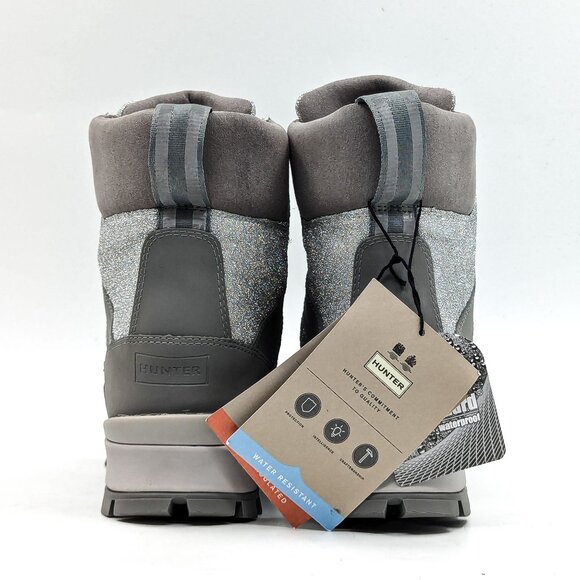 Hunter Charcoal and Black Winter Boots - Picture 4 of 10